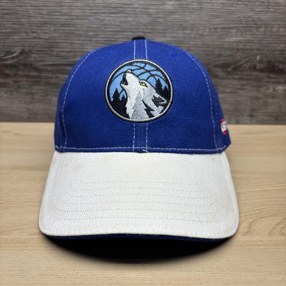 Minnesota Timberwolves Hat Cap Strap Back Mens Blue White NBA Basketball US Bank